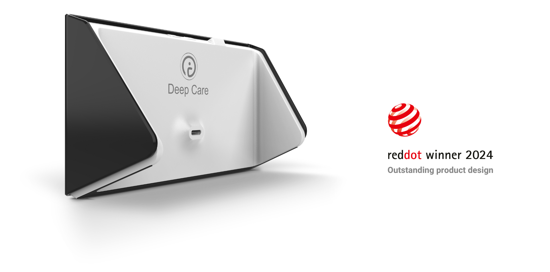 Employee sits at his desk and looks at his Isa health coach