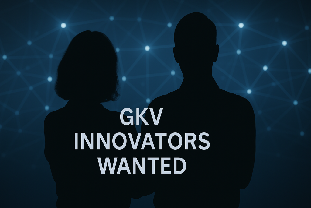 Im Hintergrund ist ein Paar vor einem Sternenhimmel. Davor steht 